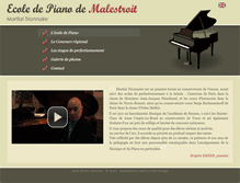 Tablet Screenshot of ecolepiano-malestroit.com